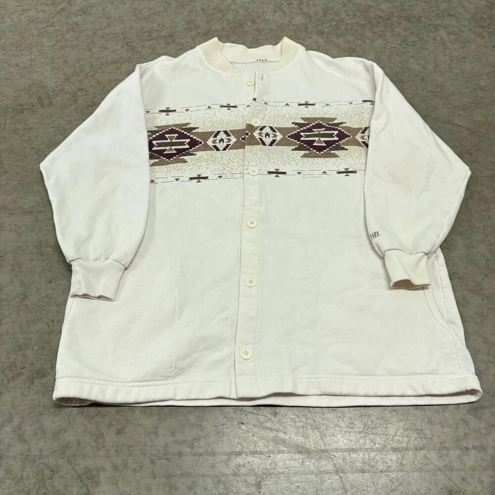 American-vintage Men's White and Cream Sweatshirt